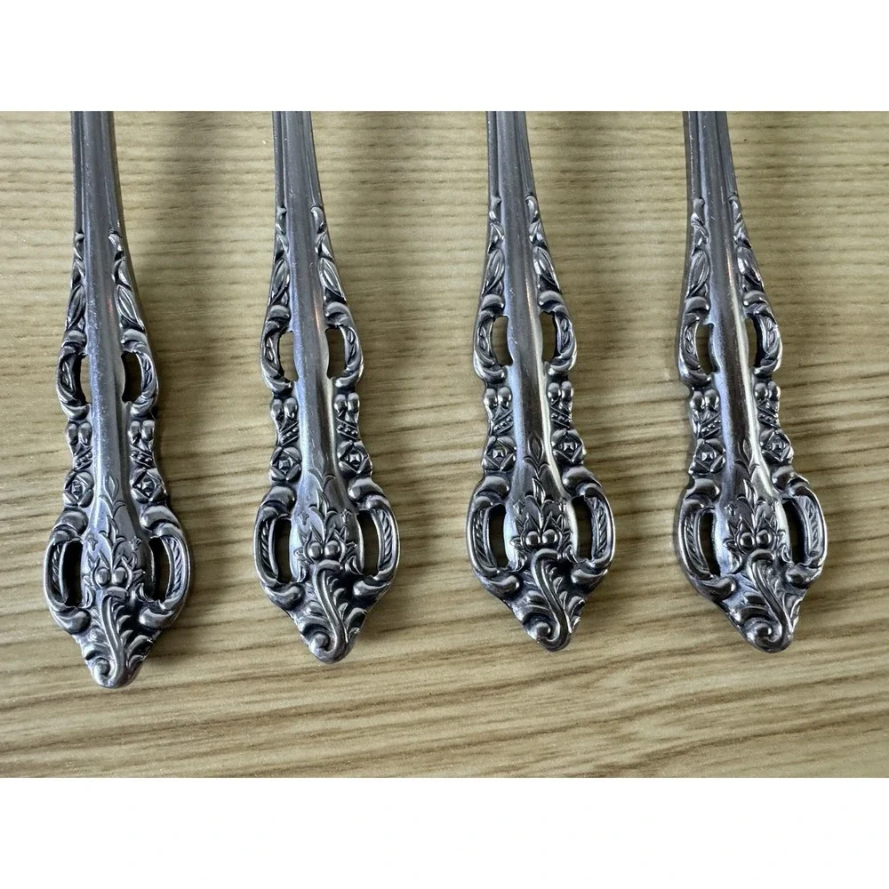 Vintage Stanley Roberts Lady JoAnn Dinner Forks Set of 4 Stainless Japan